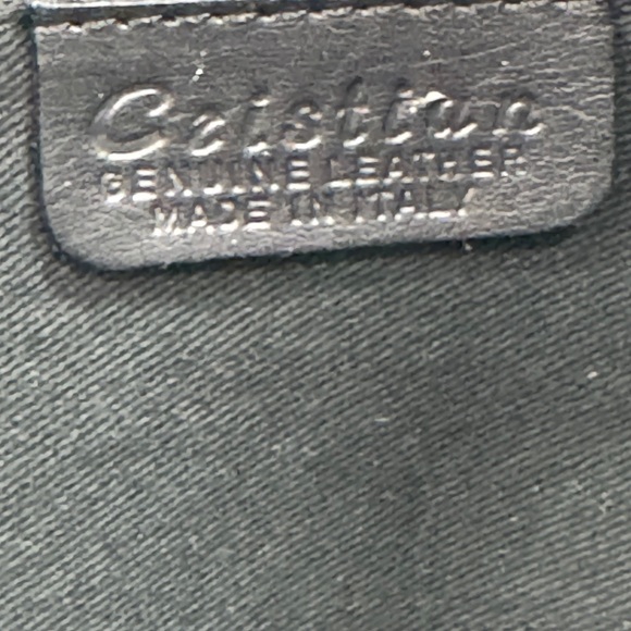 Cristian Genuine Leather Black Tote Bag – Made in Italy - Picture 9 of 10